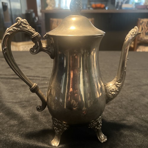 Vintage footed silver-plated