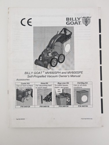 Billy goat mv650sph - goat, &