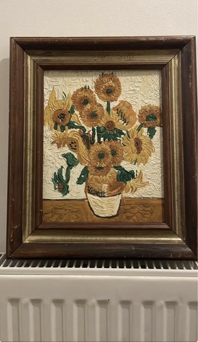 Framed van gogh sunflowers - van,