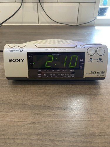 Sony icf c470l dual - sony,