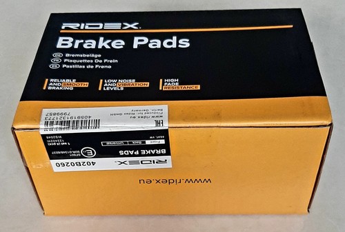 Ridex brake pad set - brake,