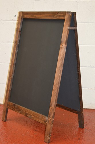Board with wooden frame - with, &