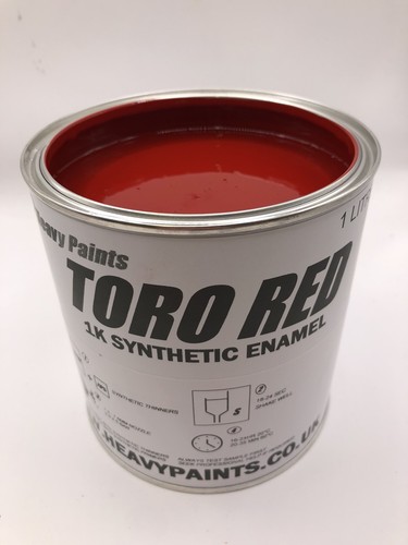 Toro lawn mower red enamel - toro,