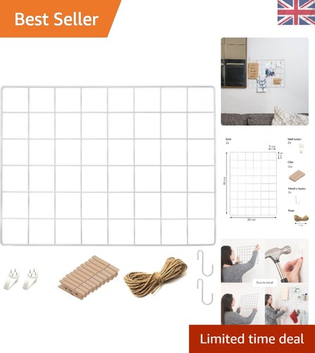 Customizable white wire wall - customizable,