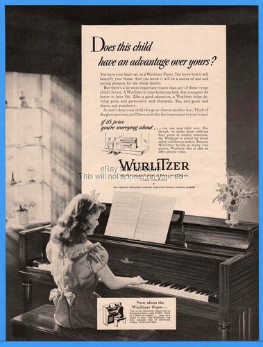1949 wurlitzer piano chicago - wurlitzer,