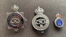 Vintage, Obsolete Mixed lot of Staffordshire police badges / insignia.  