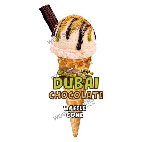 Ice cream van sticker - ice,