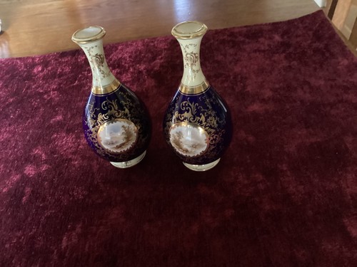 Coalport bud vases - coalport,