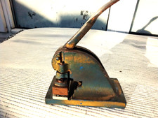 VINTAGE CAST IRON DESCKTOP EMBOSSING PRESS STAMP - ADDRESS STAMP