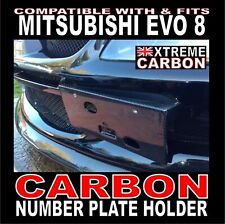 Carbon Number Plate Bracket "Fits" Mitsubishi Evo EVOLUTION 8 models