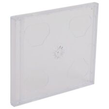 5 x Double CD Jewel Cases with Clear Tray Pack of 5 Cases