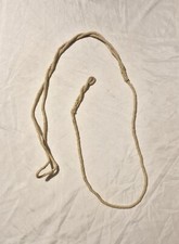 Original WW2 British ARP Air Raid Precautions Warden Whistle Lanyard #1