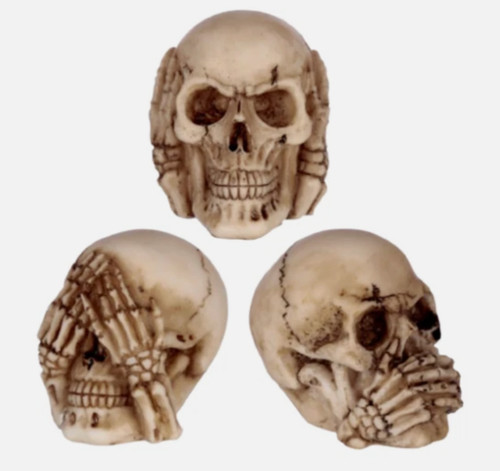 Small resin skulls see - skulls,