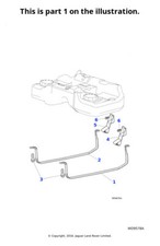 Jaguar Genuine Fuel Tank Strap
