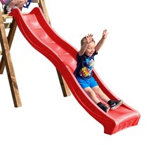 8FT Red Kids Playhouse Slide
