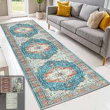 Long Carpet Hallway Runner Rug Non Slip Kitchen Floor Mat Indoor Washable Rugs