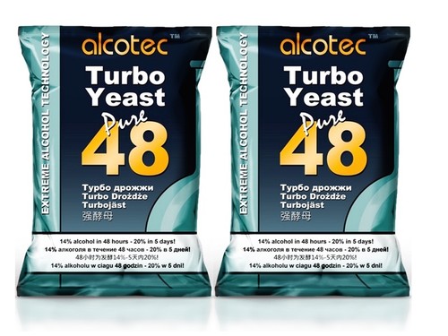 Alcotec turbo yeast pure - turbo, 48
