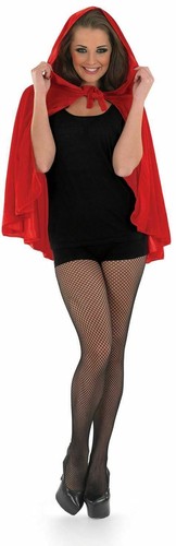 Womens red hooded cape vampire - womens,