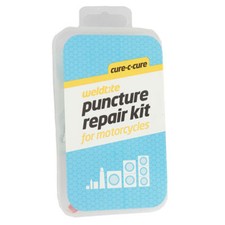 Weldtite Cure-C-Cure Motorcycle Puncture Repair Kit 