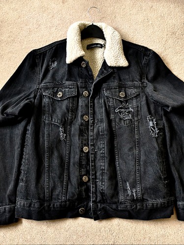 Condemned black denim jacket - ,