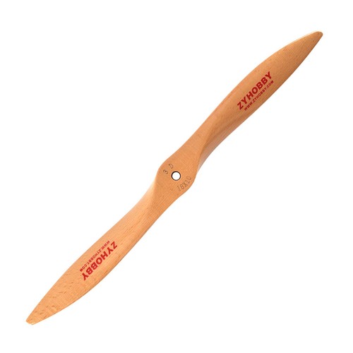 18x10 wood propeller prop - wood, 3d