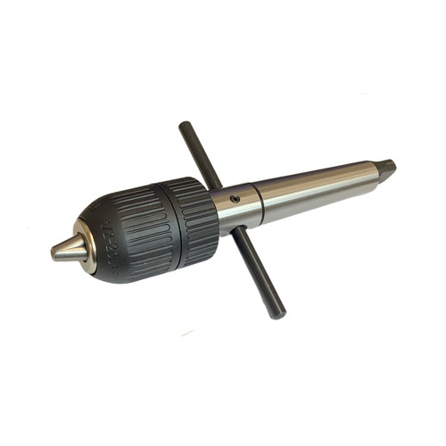 Mt3 lathe drill chuck tapping - drill,