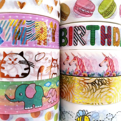 Happy birthday washi tape - happy,
