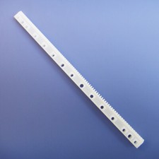 Module 0.5 Plastic Toothed Gear Rack Pinion Nylon Gear Rack 125*4*7mm 65*4*4mm