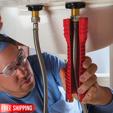5-in-1 Faucet and Sink Installer Tool Non-Slip Wrench for Plumbing Pipe Spanner