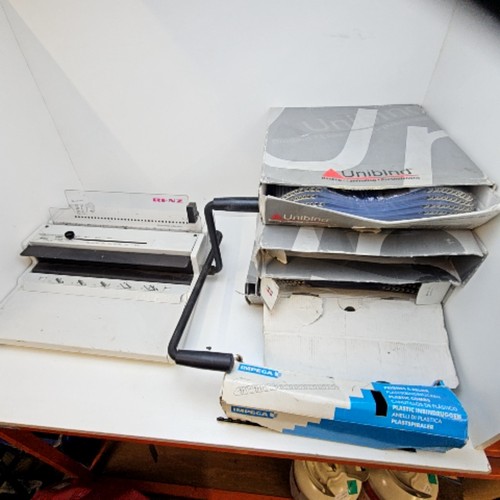 Renz binding machine - binding, with