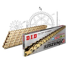 Chain Set DID Kit Steel 525ZVM-X2 Rivet Lock