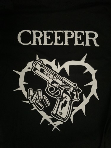 Creeper black shirt size - creeper,