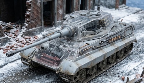 King tiger - tiger, (clear