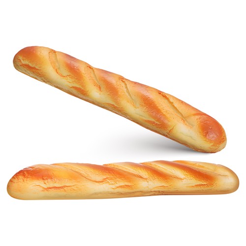 2pcs artificial french bread - french,