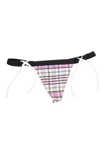 Women polyamide thong bikini - polyamide,
