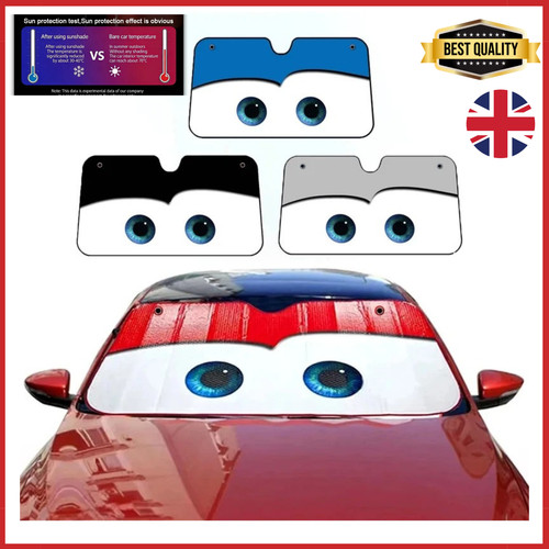 Cartoon eye visor - visor, car