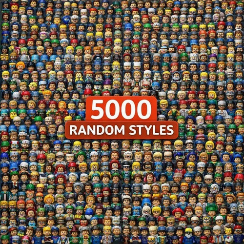40x minifigures bundle job lot - 40x,