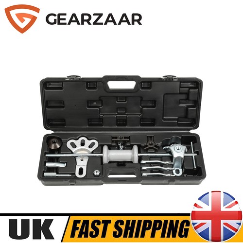 Axle bearing puller dent - bearing, hub