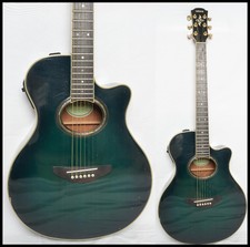YAMAHA APX-7A Green Burst