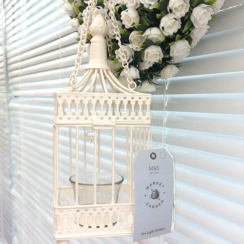 Birdcage tea light holder - birdcage,