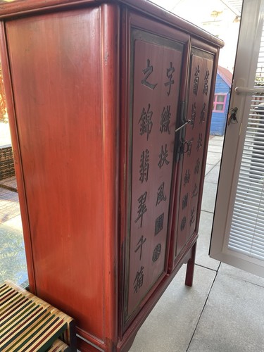 Chinese style red lacquered - chinese,