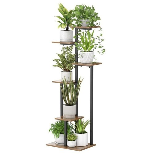 Tier wood tall plant - wood, stand