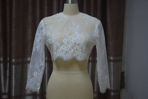 Lace bolero wedding jacket - bolero,