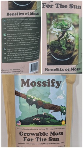 Growable moss for the - moss,