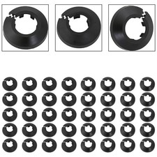 Diverse Size Options with This Pack of 20 Black Decorative Pipe Covers