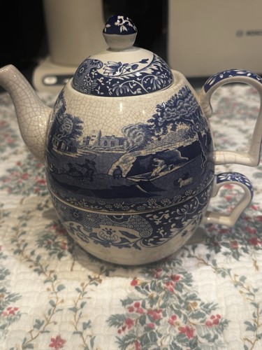 Vintage spode blue italian - vintage,