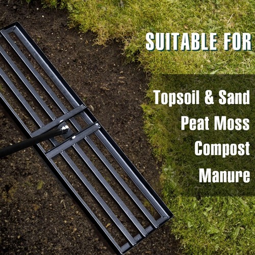 Lawn leveling rake - lawn, 30"x10"