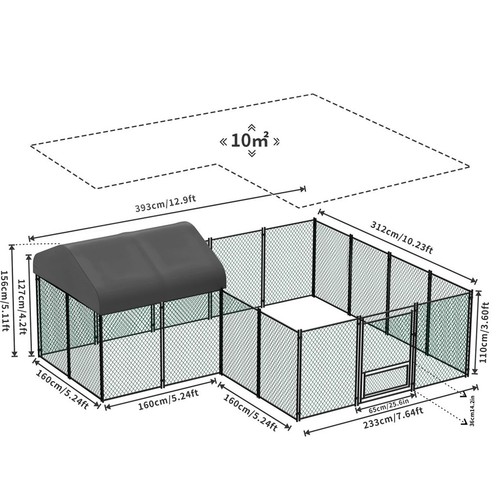 Walk chicken coop - chicken, cage