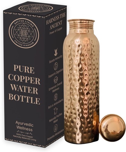 Pure copper water bottle - pure,