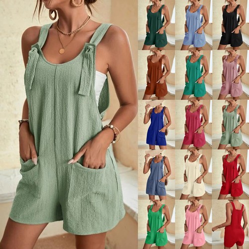 Ladies sleeveless jumpsuit - uk,